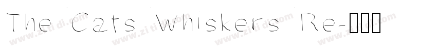 The Cats Whiskers Re字体转换